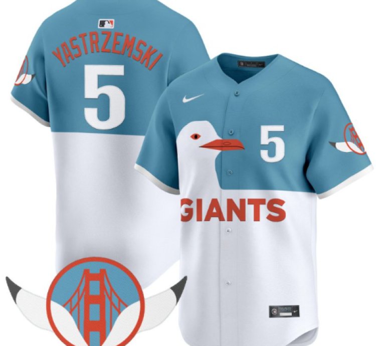 Mike Yastrzemski Jersey 5 San Francisco Giants Seagull 2025 Vapor Premier Limited Stitched