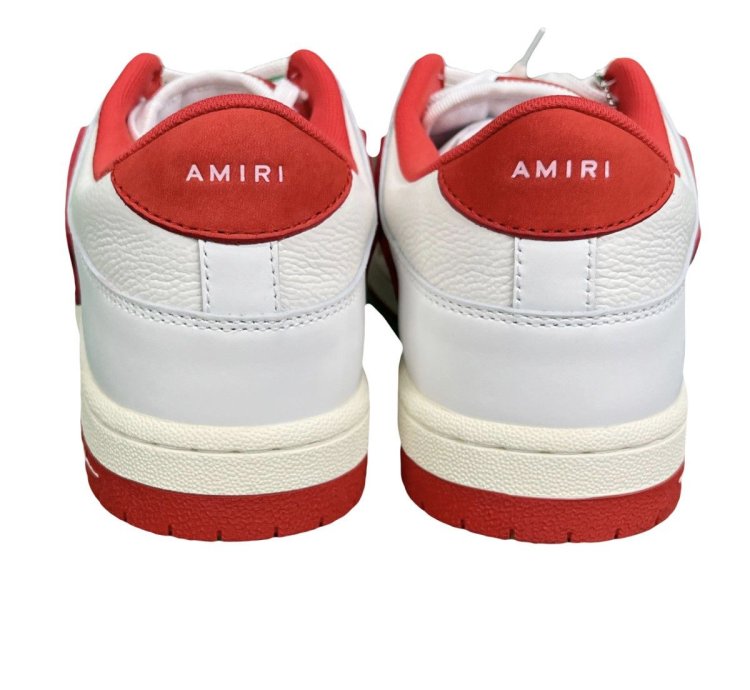 Amiri Skel Low Top Red White