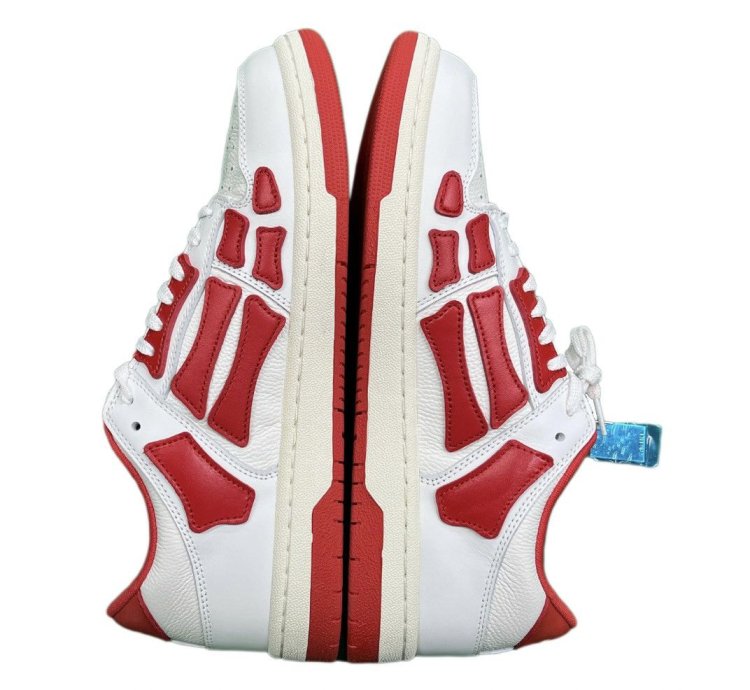 Amiri Skel Low Top Red White