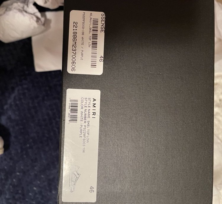 Amiri Skel Low Top Sneaker