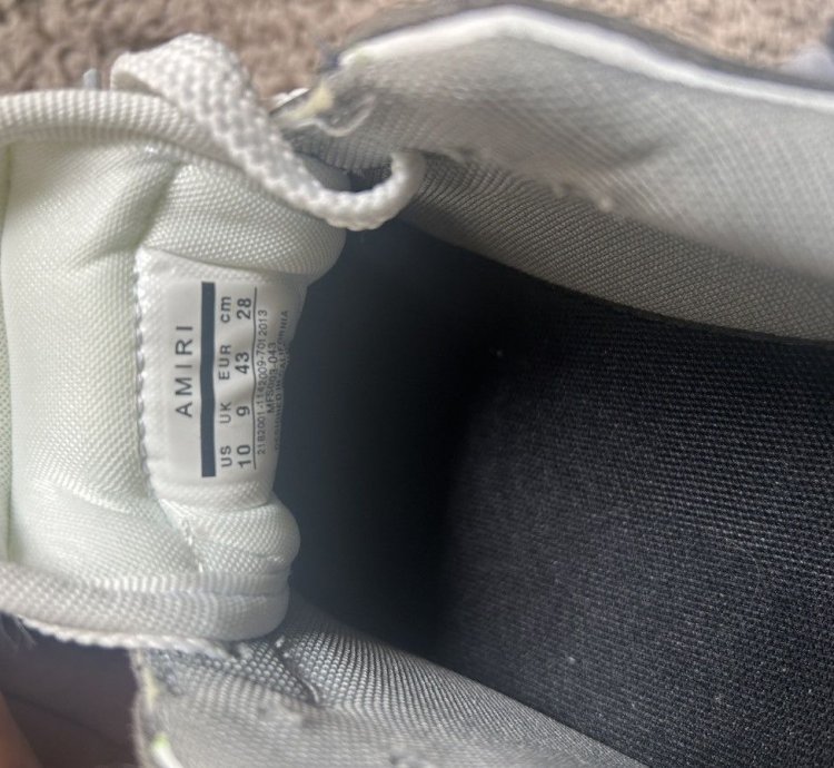 Amiri Skel Low Top Sneakers