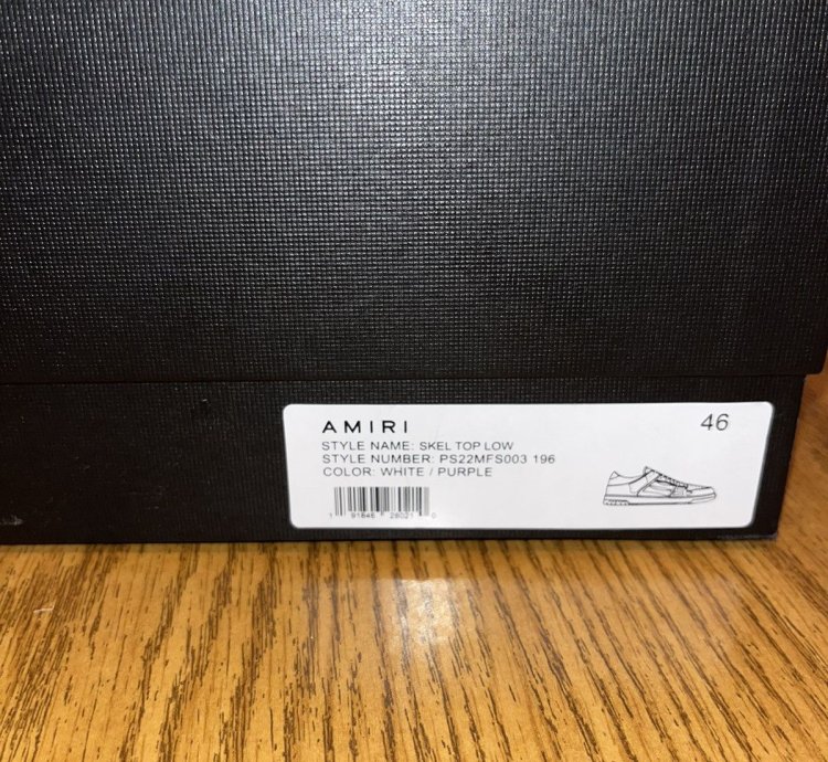 Amiri Skel Low-top Sneaker
