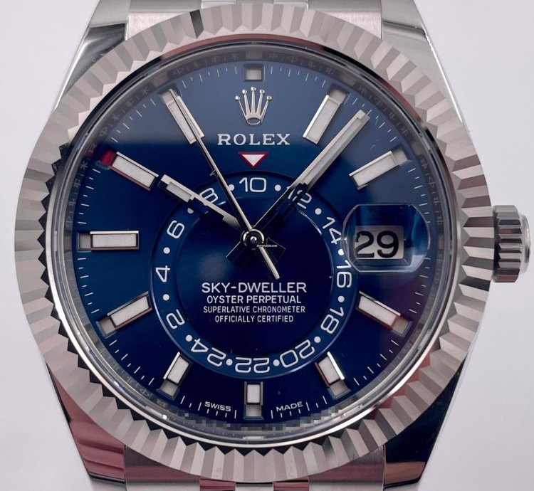 Rolex Sky-dweller 326934 Blue Dial Jubilee Bracelet Unworn 2023