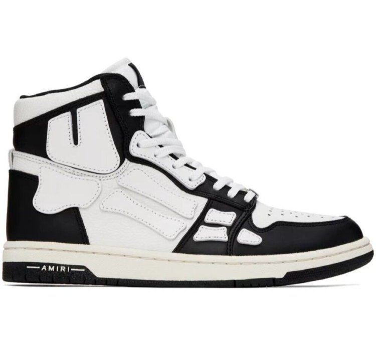 Amiri Skel Skeleton High-top Leather Sneakers 43 Us 10 New