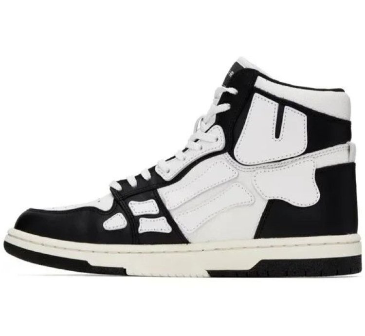 Amiri Skel Skeleton High-top Leather Sneakers 43 Us 10 New