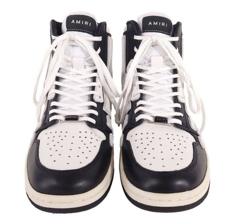 Amiri Skel Skeleton High-top Leather Sneakers 43 Us 10 New
