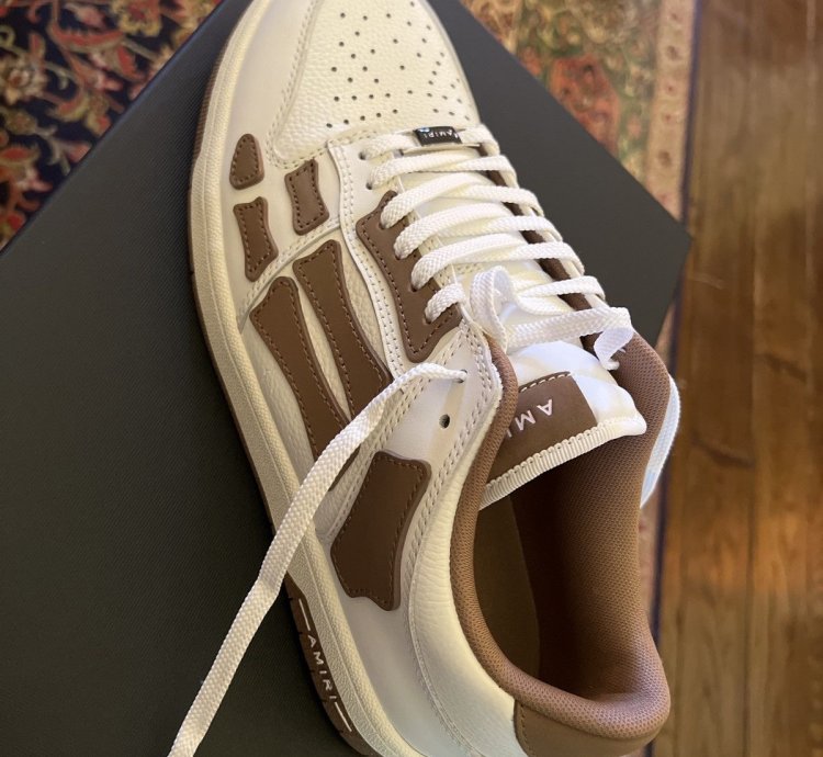 Amiri Skel Sneaker White Brown