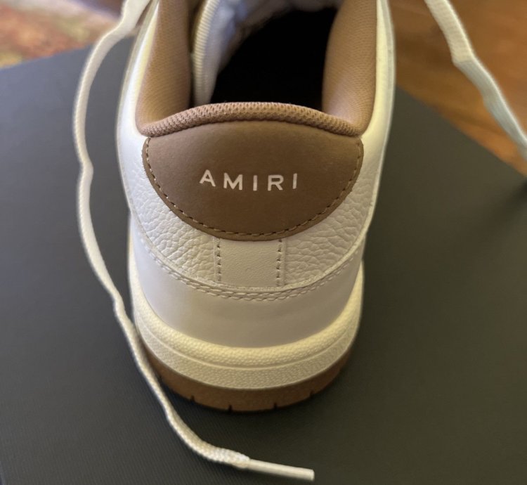 Amiri Skel Sneaker White Brown