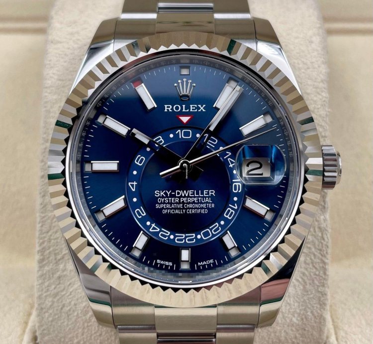 Rolex Sky-dweller 326934 Blue Dial Oyster Bracelet Unworn 2023