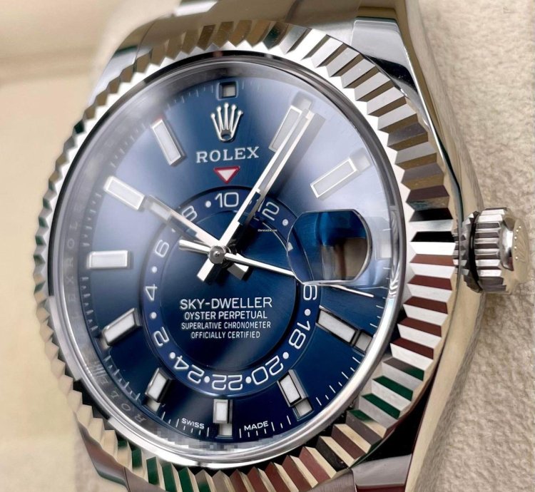 Rolex Sky-dweller 326934 Blue Dial Oyster Bracelet Unworn 2023