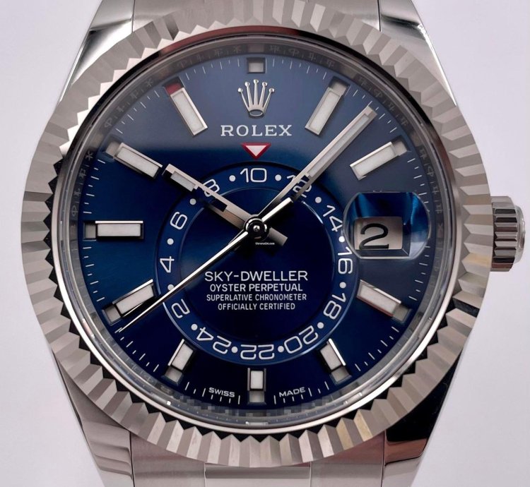 Rolex Sky-dweller 326934 Blue Dial Oyster Bracelet Unworn 2023