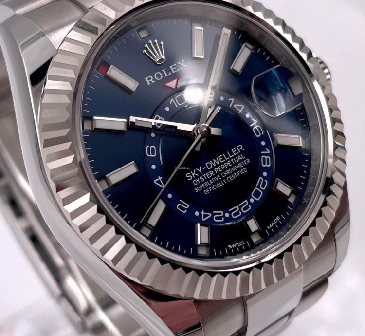 Rolex Sky-dweller 326934 Blue Dial Oyster Bracelet Unworn 2023