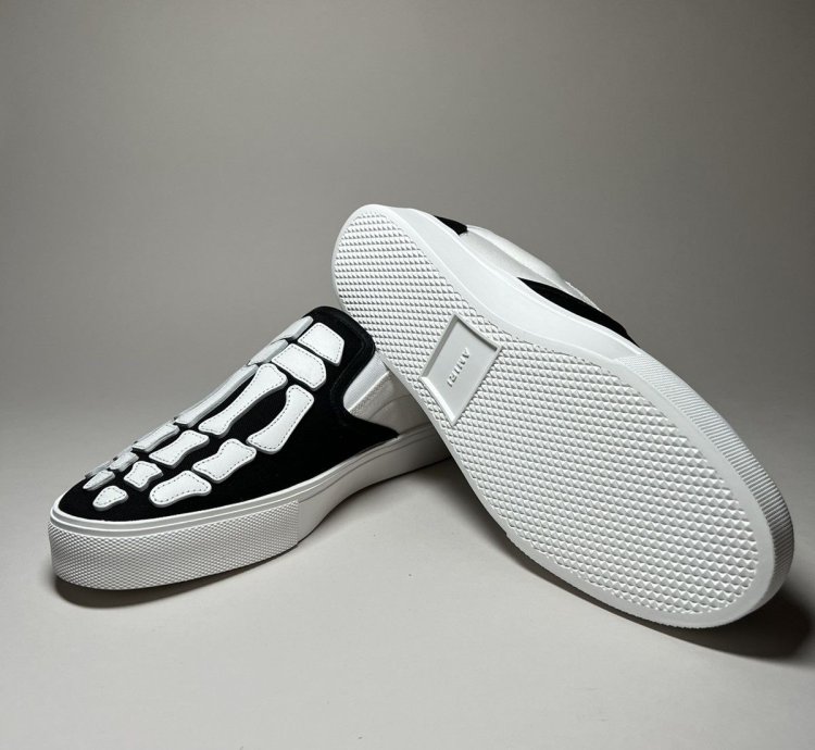 Amiri Skel Toe Slip On Sneakers