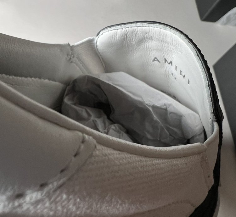 Amiri Skel Toe Slip On Sneakers
