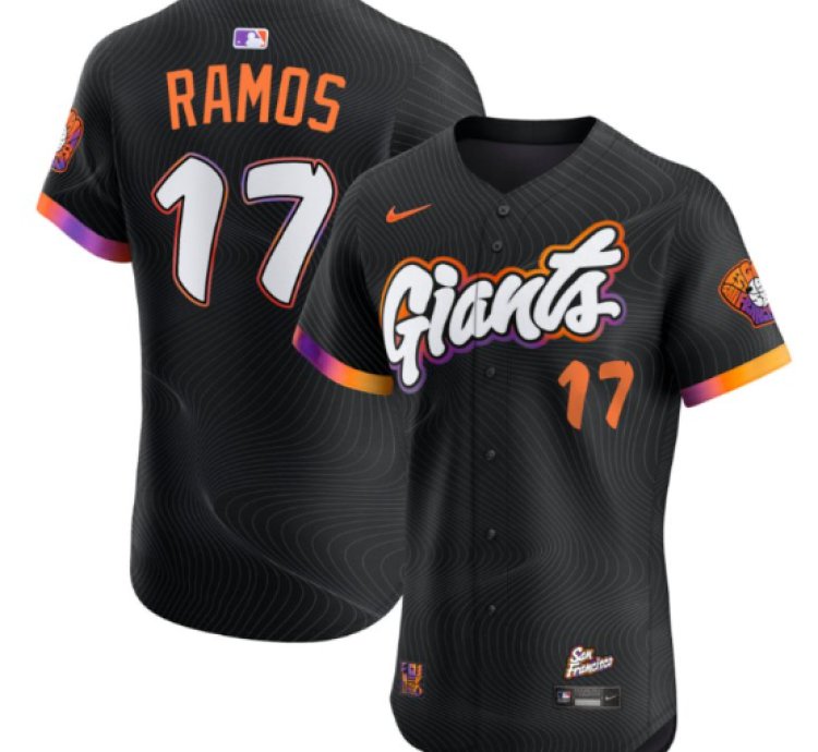Heliot Ramos Jersey 17 San Francisco Giants 2025 City Connect Vapor Premier Elite Stitched