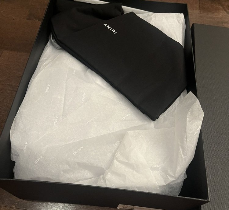 Amiri Skel Top Black White Sneakers