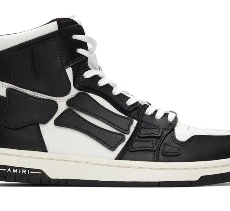 Amiri Skel Top Hi - Black And White