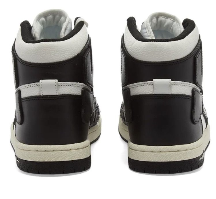 Amiri Skel Top Hi - Black And White