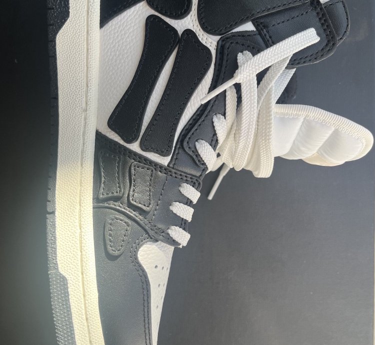 Amiri Skel Top Hi - Black And White