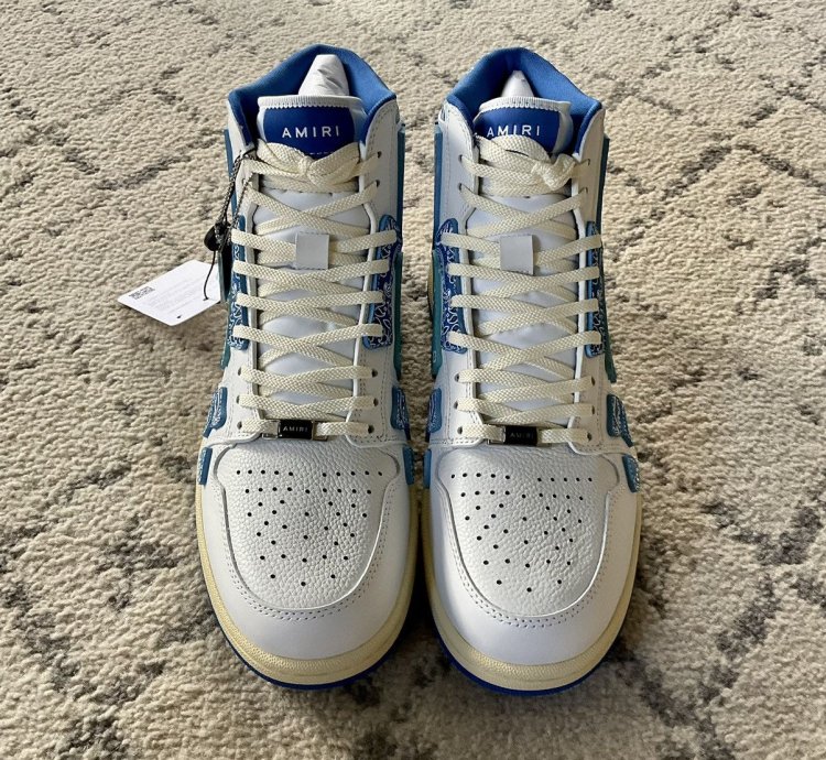 Amiri Skel Top Hi Bandana Blue