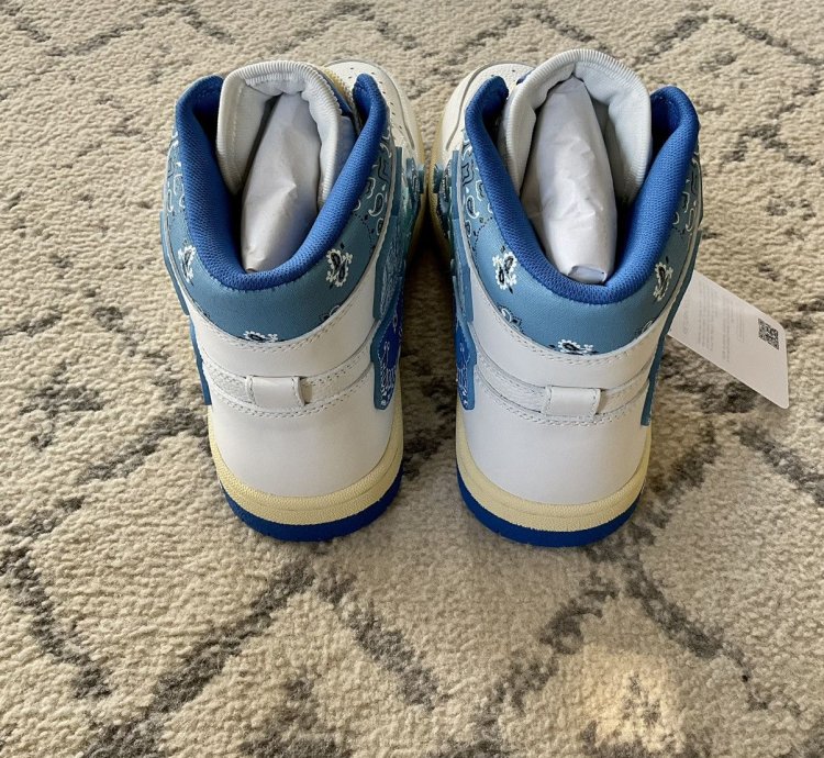 Amiri Skel Top Hi Bandana Blue
