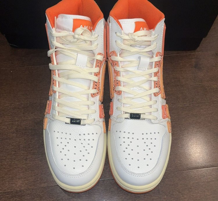 Amiri Skel Top Hi Bandana Sneakers