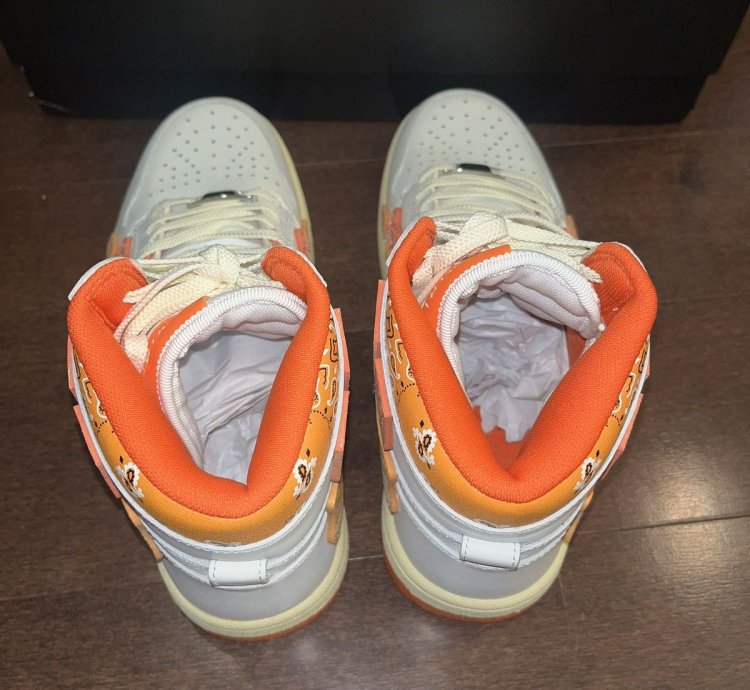 Amiri Skel Top Hi Bandana Sneakers