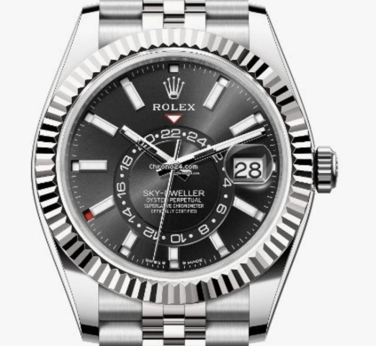 Rolex Sky-dweller 326934 Sky-dweller Stainless Steel Black Dial Jubilee Bracelet 42mm New Release