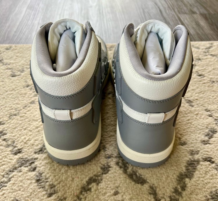 Amiri Skel Top Hi Grey