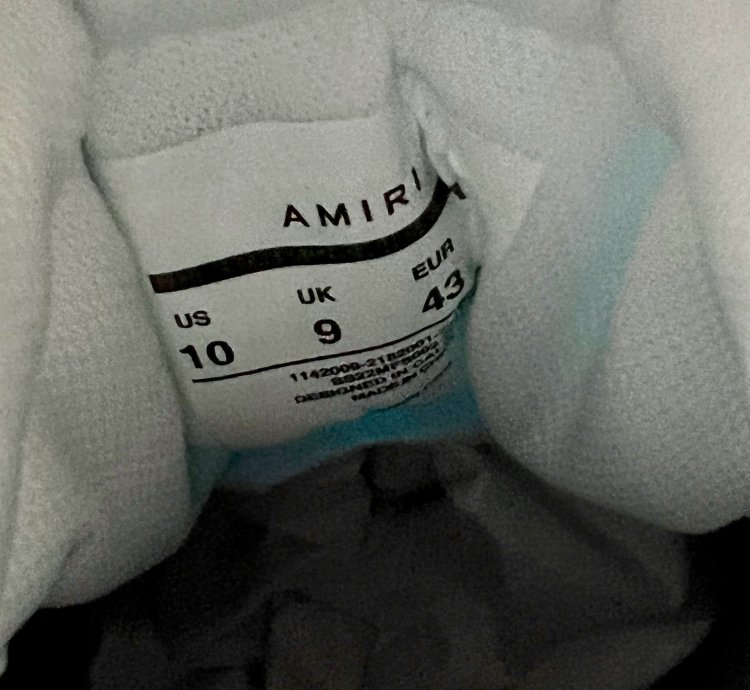 Amiri Skel Top Hi Grey