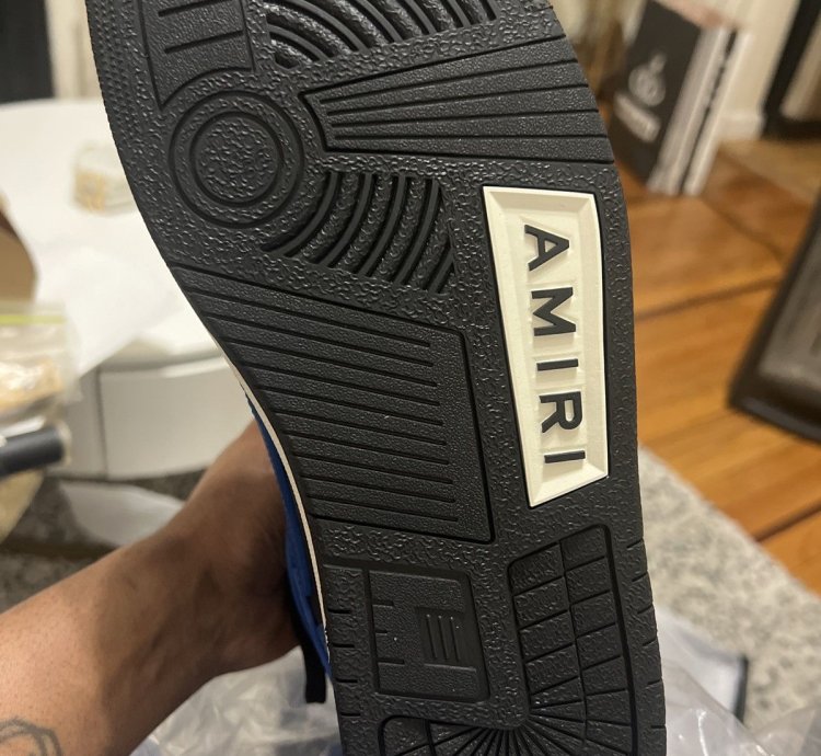 Amiri Skel Top Hi Royal Blue