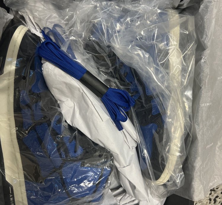Amiri Skel Top Hi Royal Blue