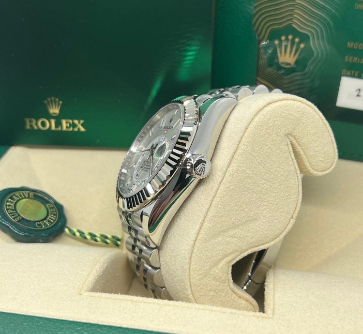 Rolex Sky-dweller 326934 White Jubilee New Unworn 2022 Box And Papers
