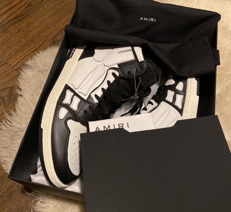 Amiri Skel Top Hi Sneaker Never Worn With Box Size 10