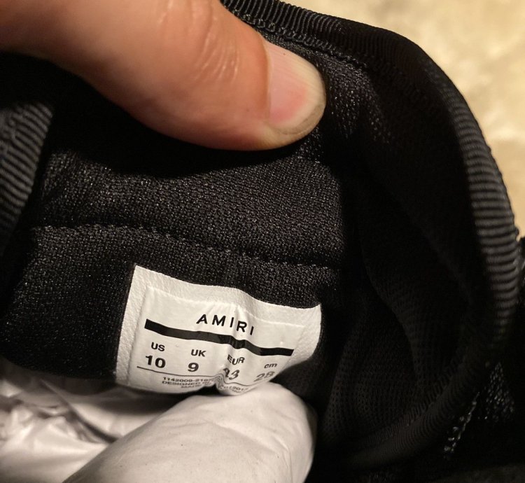 Amiri Skel Top Hi Sneaker Never Worn With Box Size 10