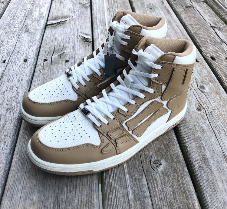 Amiri Skel Top Hi Top Sneaker Tan