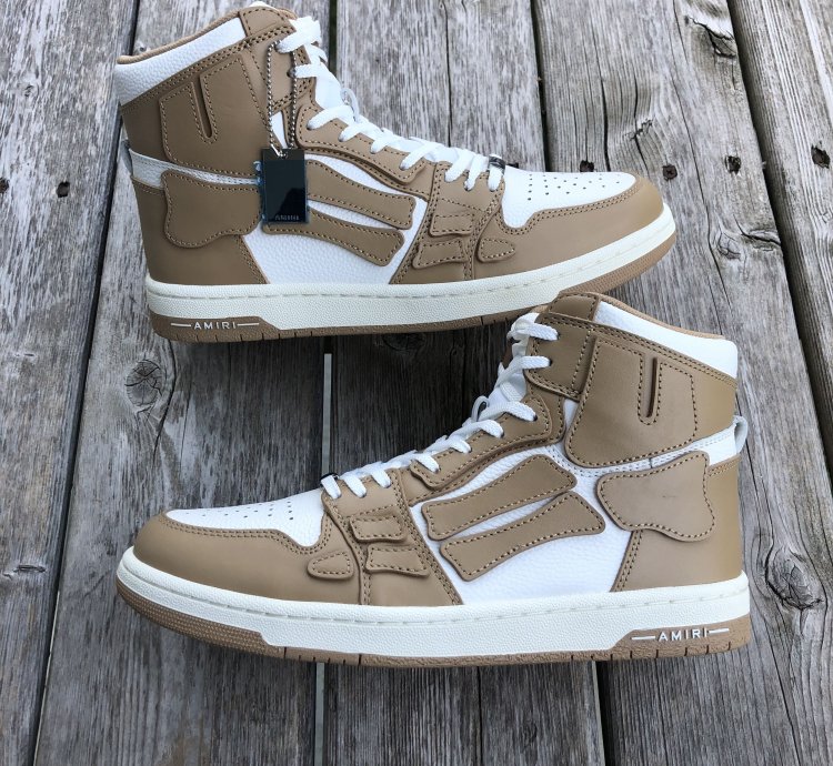 Amiri Skel Top Hi Top Sneaker Tan