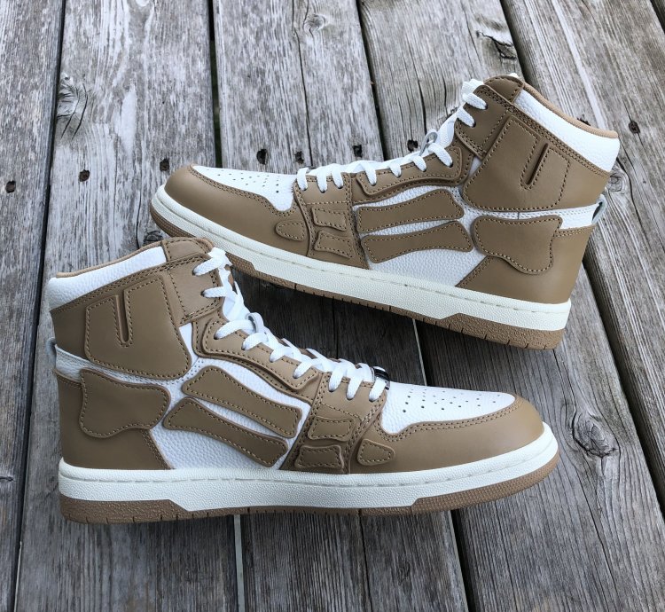 Amiri Skel Top Hi Top Sneaker Tan