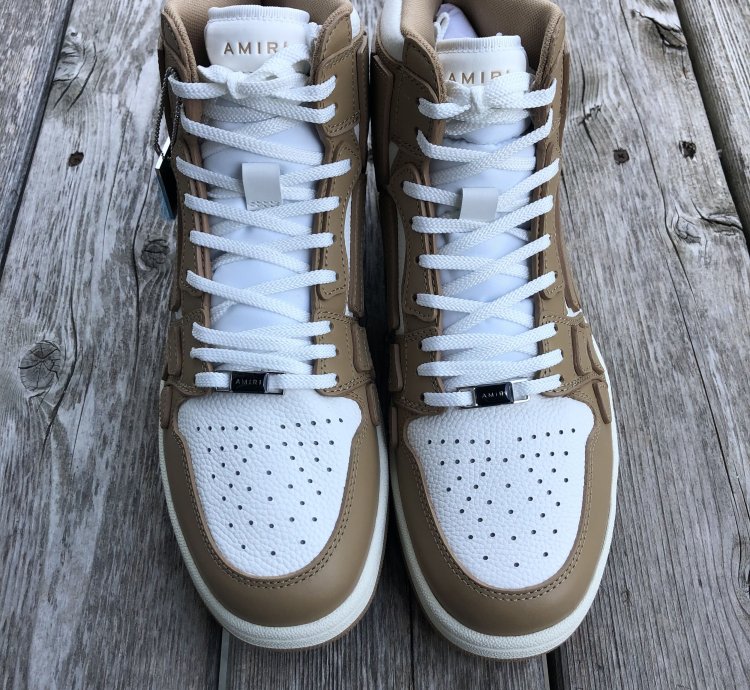 Amiri Skel Top Hi Top Sneaker Tan