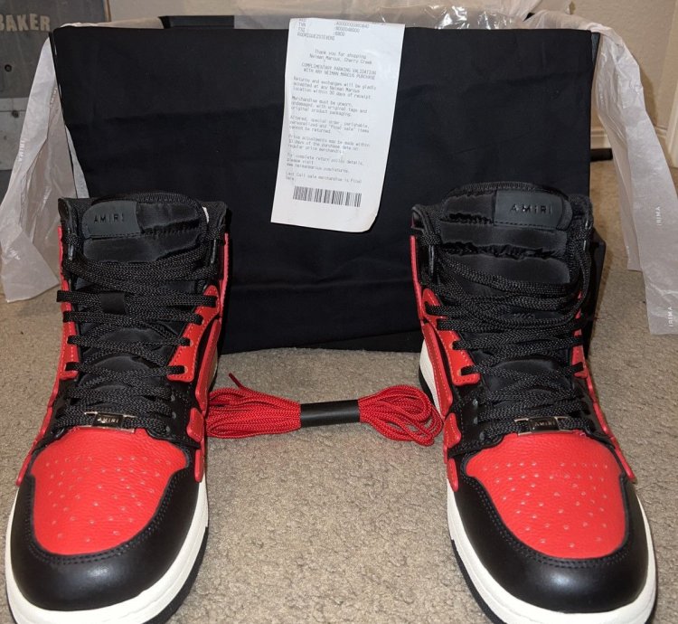 Amiri Skel Top High Top Sneakers brand New