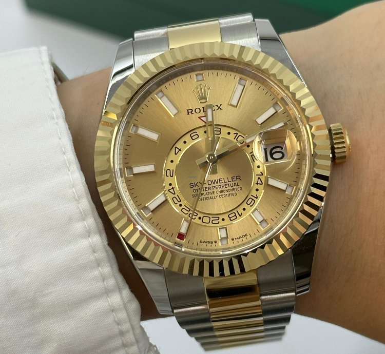Rolex Sky-dweller 336933 Champ Oys