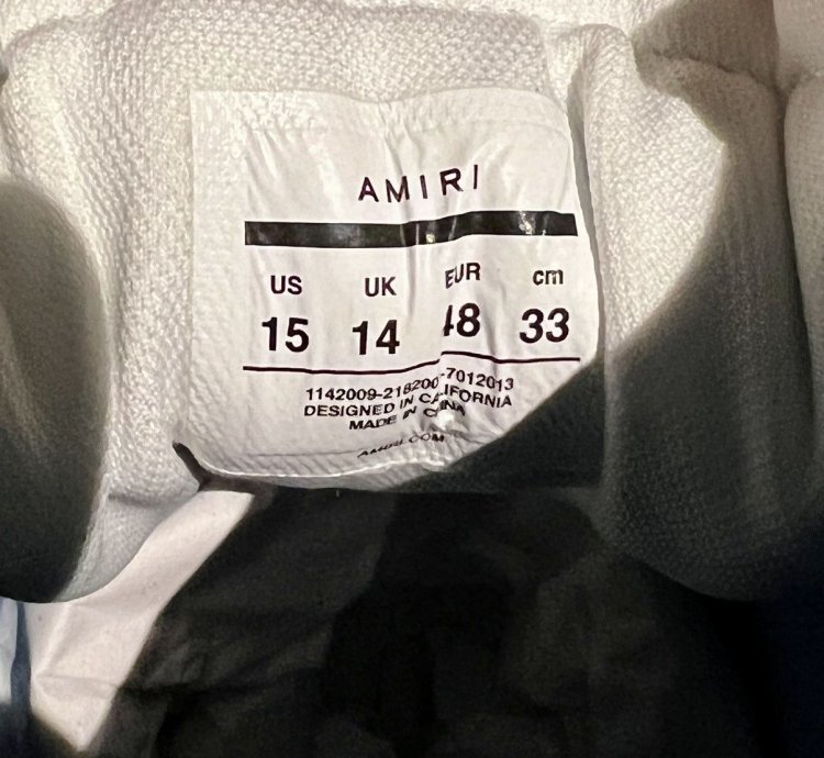 Amiri Skel Top High Unc Blue