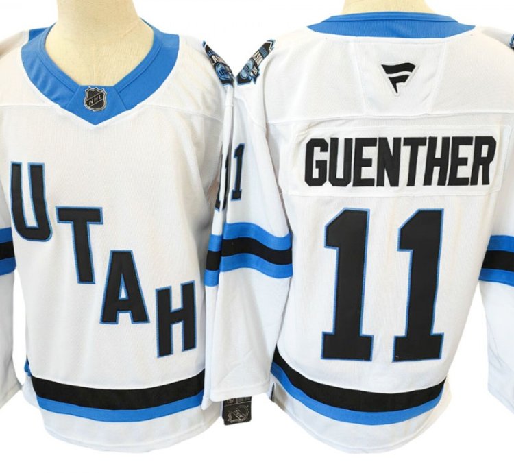Utah Hockey Club 11 Dylan Guenther White Jersey