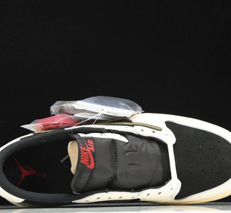 Travis Scott X Air Jordan Air 1 Low Og Sp olive