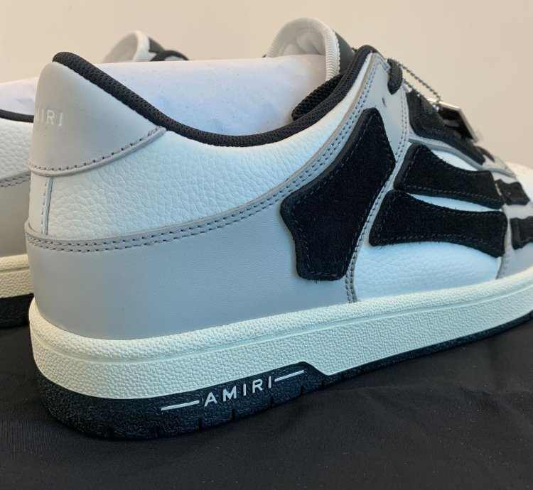 Amiri Skel Top Low Light Grey-white