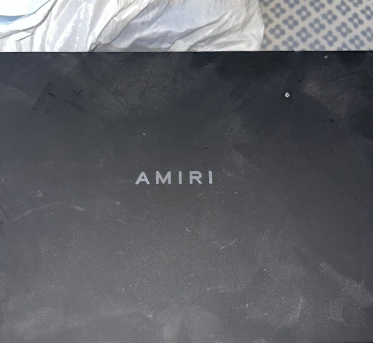 Amiri Skel Top Low Powder Blue White