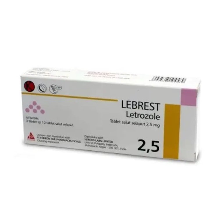 Lebrest Letrozole 25 Mg For Treat Breast Cancer Therapy In Post-menopausal Women