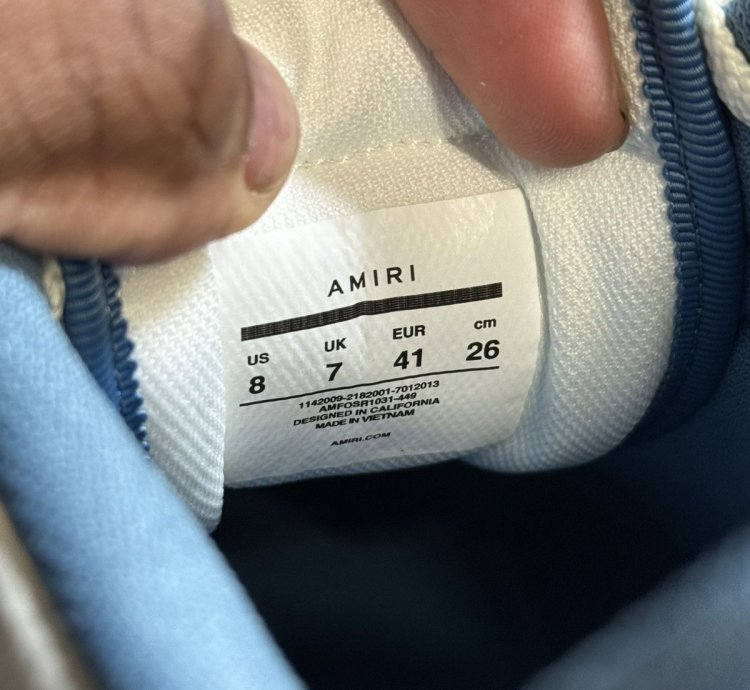 Amiri Skel Top Low Rare