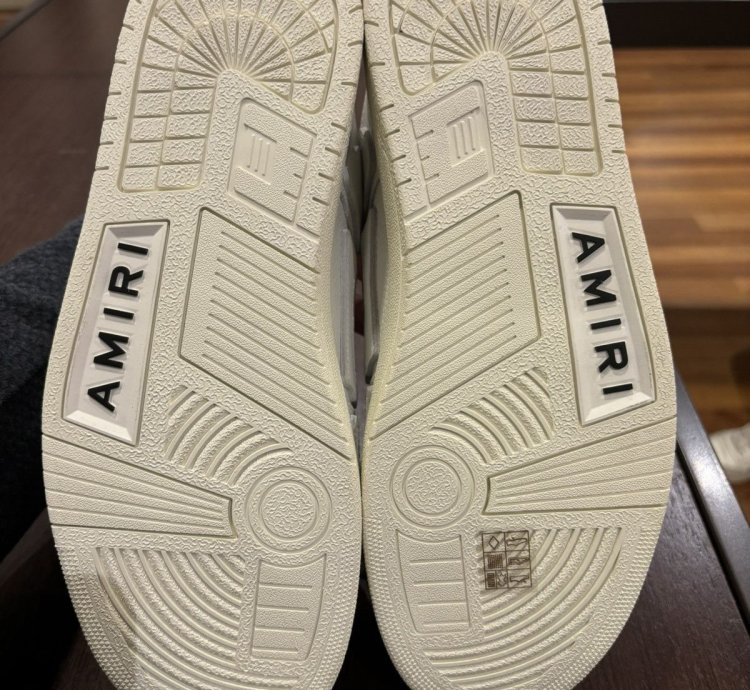 Amiri Skel Top Low White Vintage