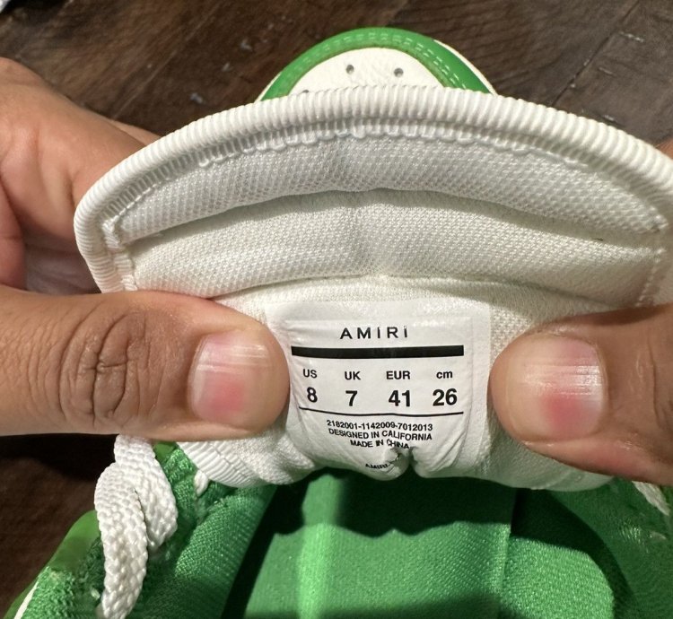 Amiri Skel Top Sneaker Low Green